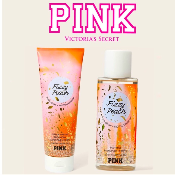 VS PINK Fizzy Peach Gift Set - Picture 1 of 3